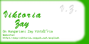 viktoria zay business card